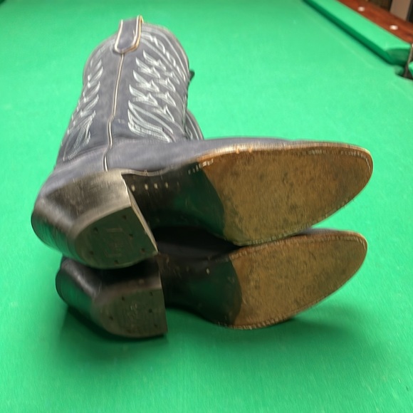 Tony Lama Tall Cowboy Boots size 7 - Picture 5 of 9